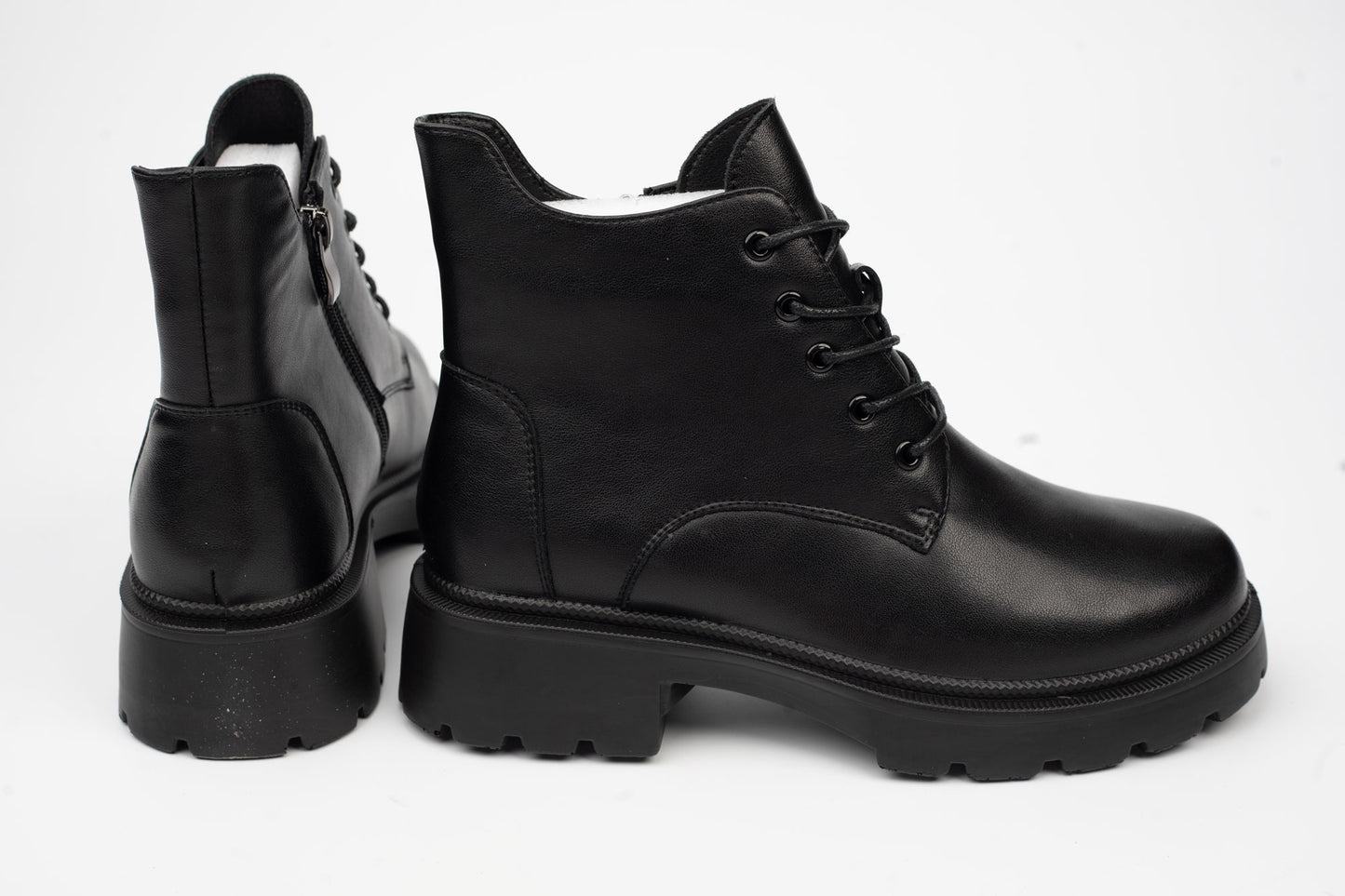 Women's boots made of genuine leather ANNA VIOTI 10653 N box