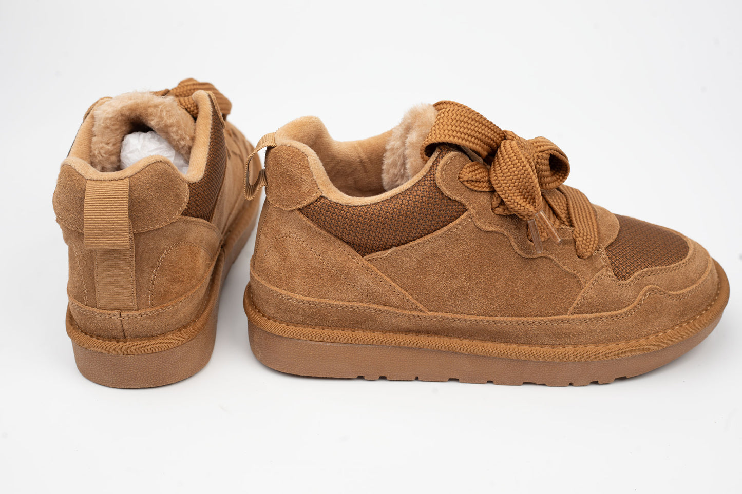 Adidasi damă piele naturală întoarsă ANNA VIOTI 114 Camel