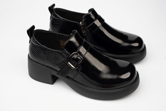 Women's shoes made of genuine leather BETINA 6310 N lacquer