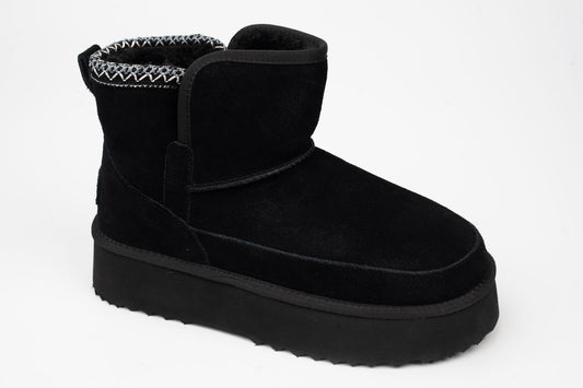 Women's boots made of genuine suede leather ANNA VIOTI 114-001 N vel