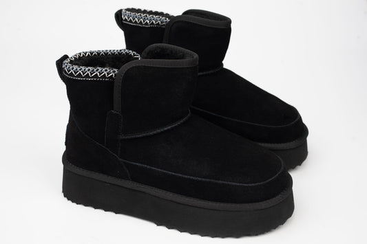 Women's boots made of genuine suede leather ANNA VIOTI 114-001 N vel