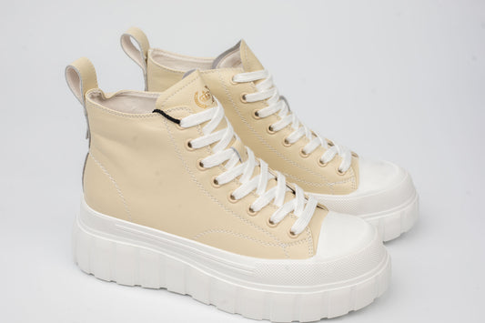 Women's genuine leather boots FRANCO GERARDO 5022 Apricot