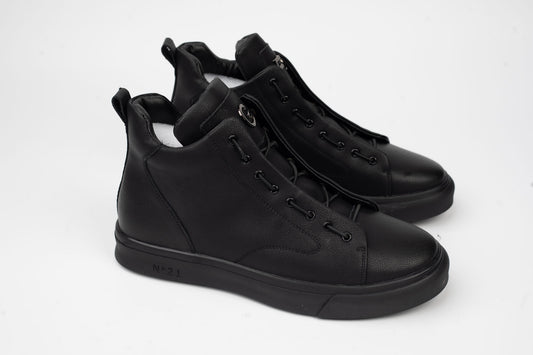 Men's boots genuine leather FRANCO GERARDO 1353-1 N box