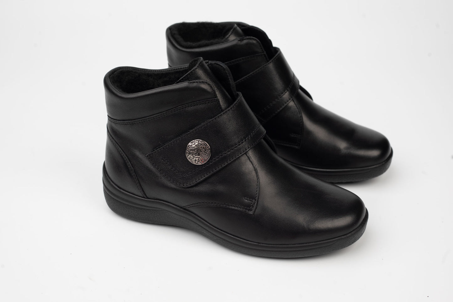 Women's genuine leather boots MUVICO 150 N box ( XXL)