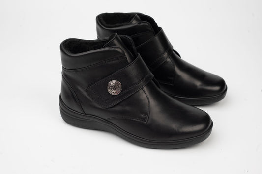 Women's genuine leather boots MUVICO 150 N box ( XXL)