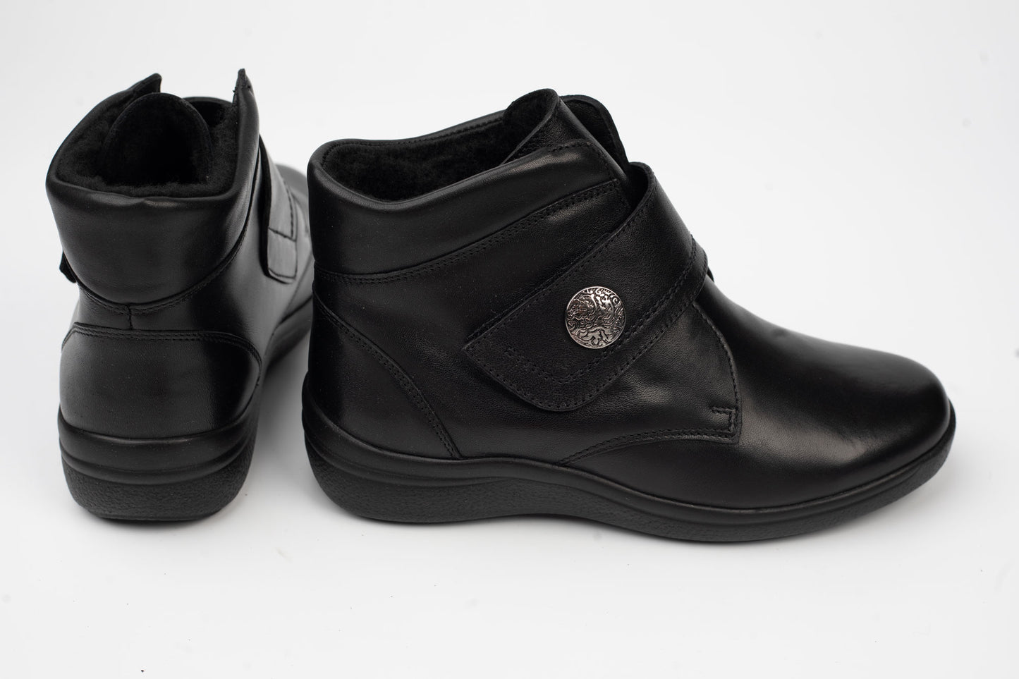 Women's genuine leather boots MUVICO 150 N box ( XXL)