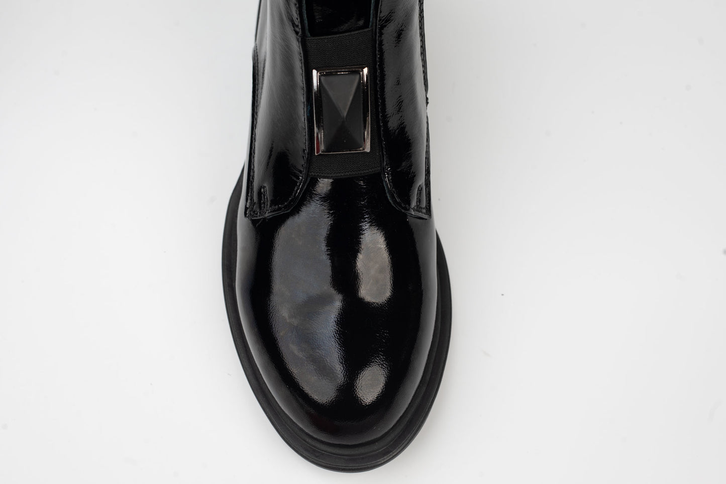 Women's boots natural leather DOGATI 20901 N lacquer