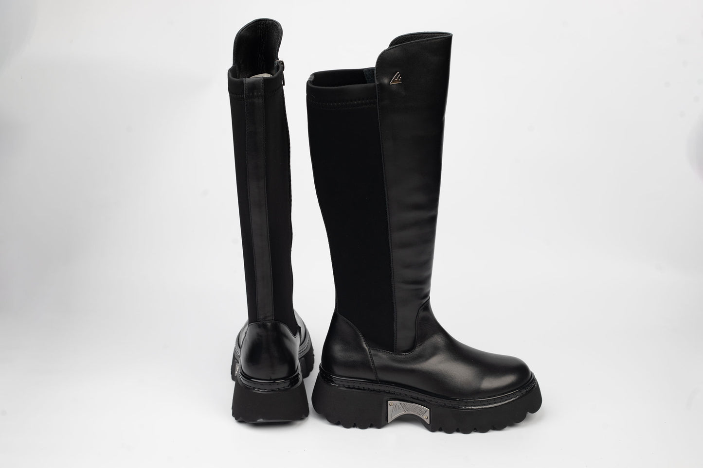 Women's boots natural leather + stretch DOGATI 194 N box 