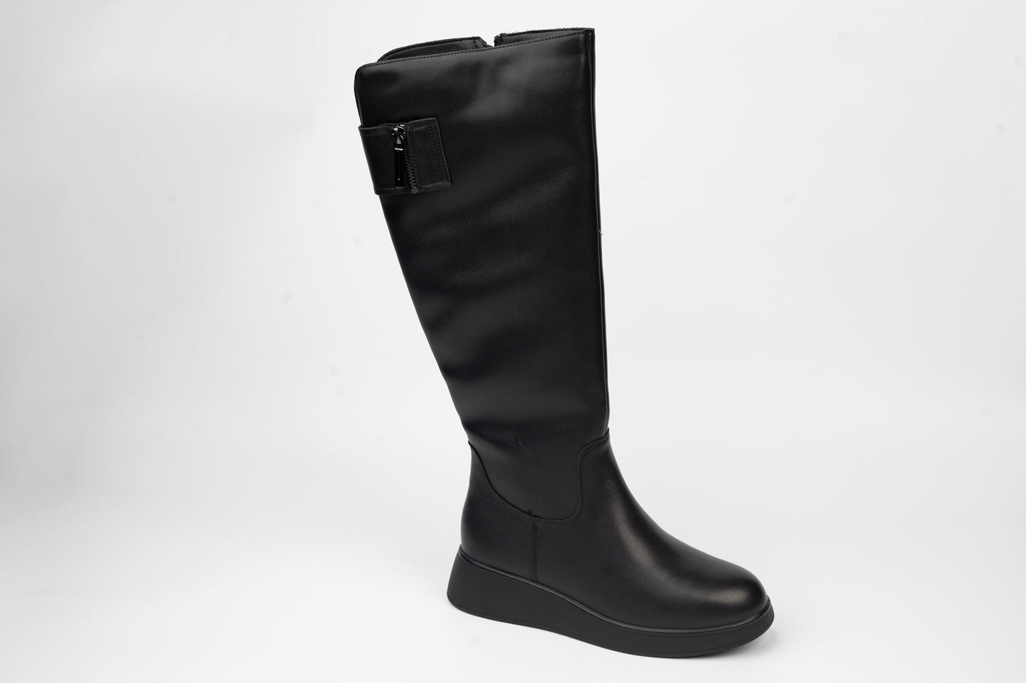 Women's boots made of genuine leather BETINA L6 N box 