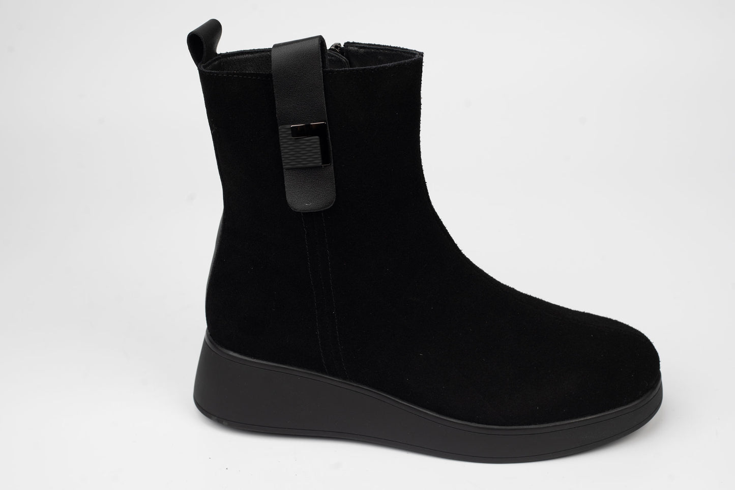 Women's boots made of genuine suede leather BETINA 108 N vel