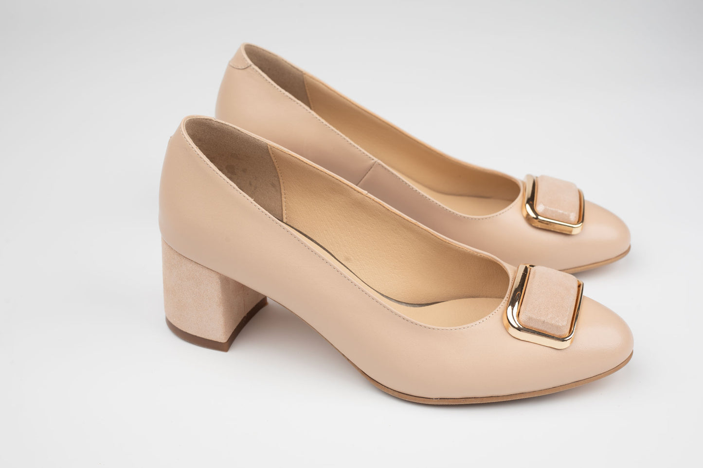 Pantofi damă piele naturală ANTONIO 3798 Ivoar