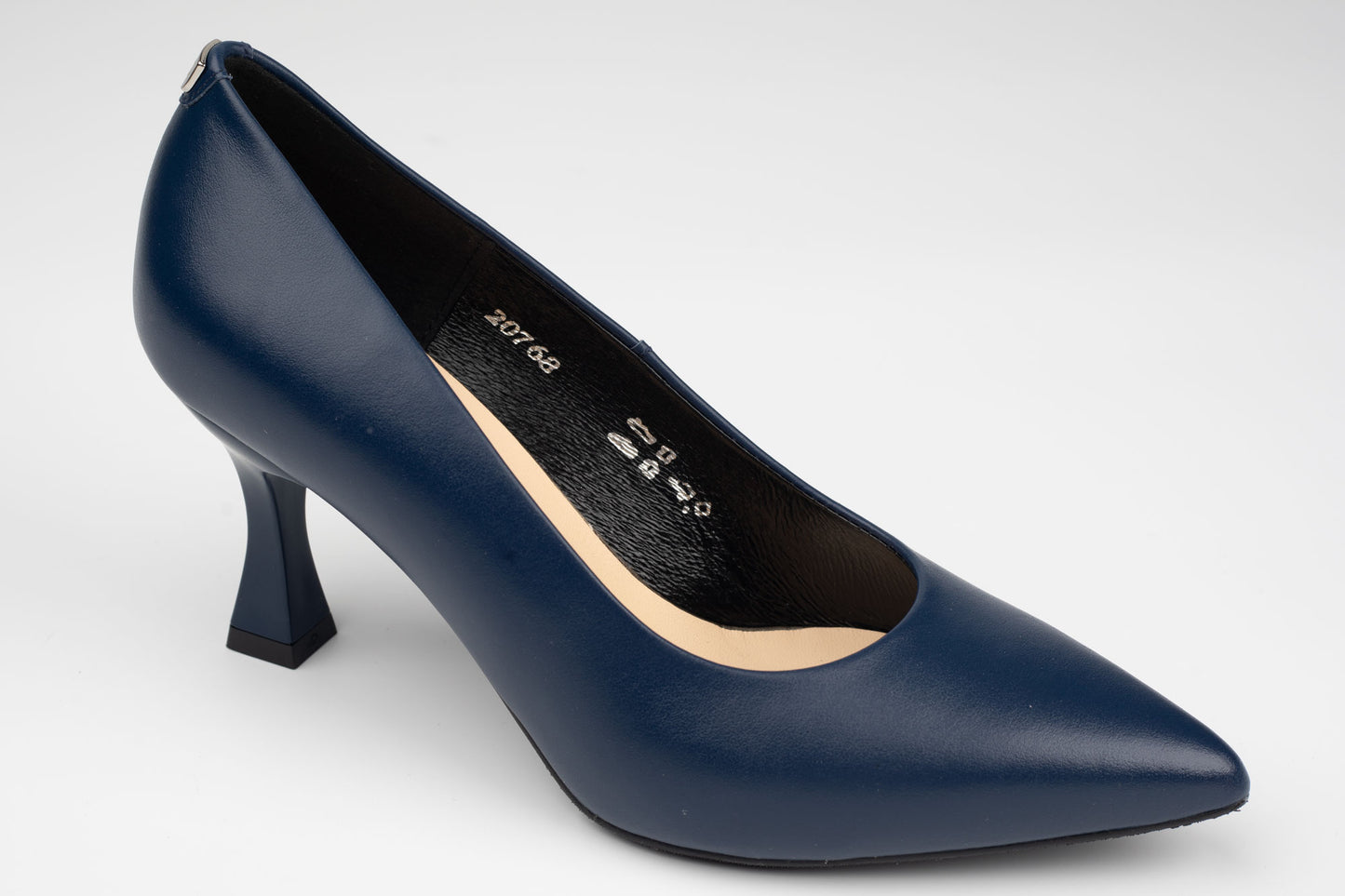 Pantofi damă piele naturală SALA 20768 Blue box