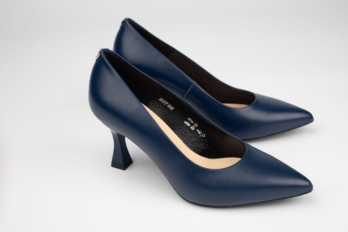 Pantofi damă piele naturală SALA 20768 Blue box