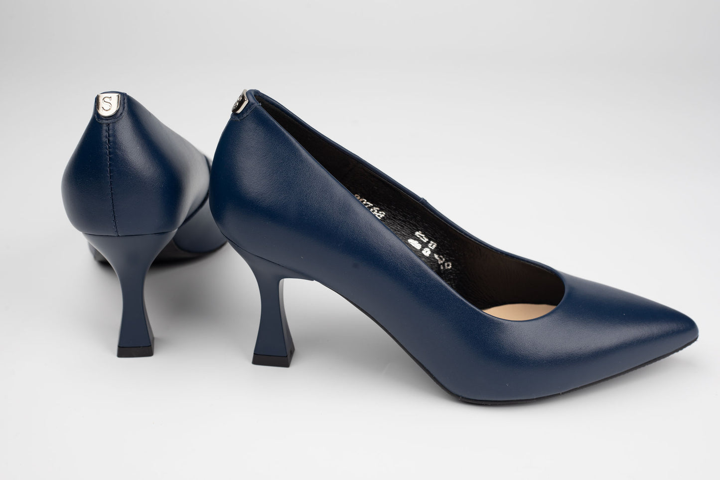 Pantofi damă piele naturală SALA 20768 Blue box