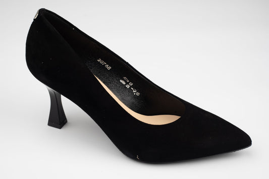 Pantofi damă piele naturală întoarsă SALA 20768 N vel