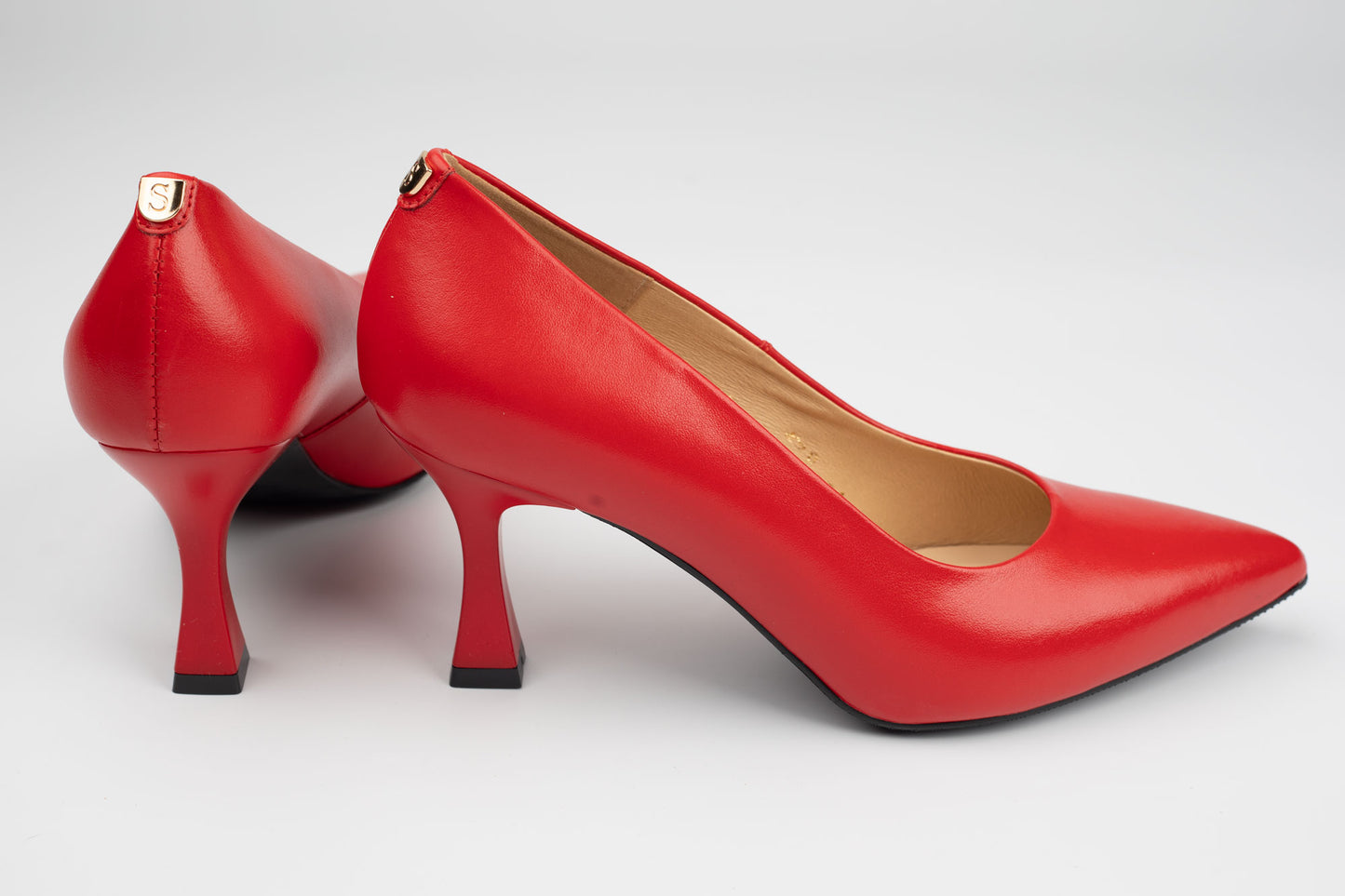 Pantofi damă piele naturală SALA 20768 Roșu box