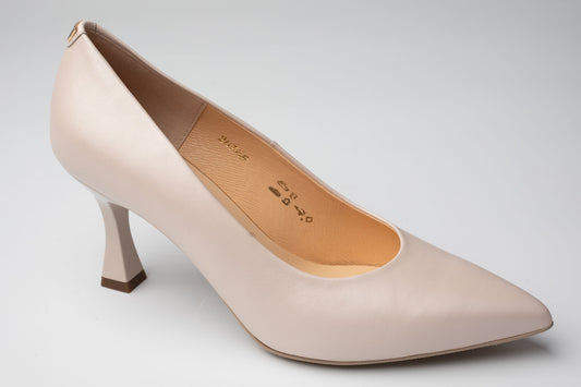 Pantofi damă piele naturală SALA 20768 Crem sidef