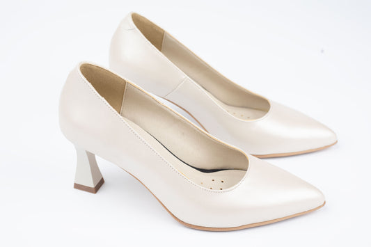 Pantofi dama eleganti piele naturala ANTONIO 5420-97 Bej