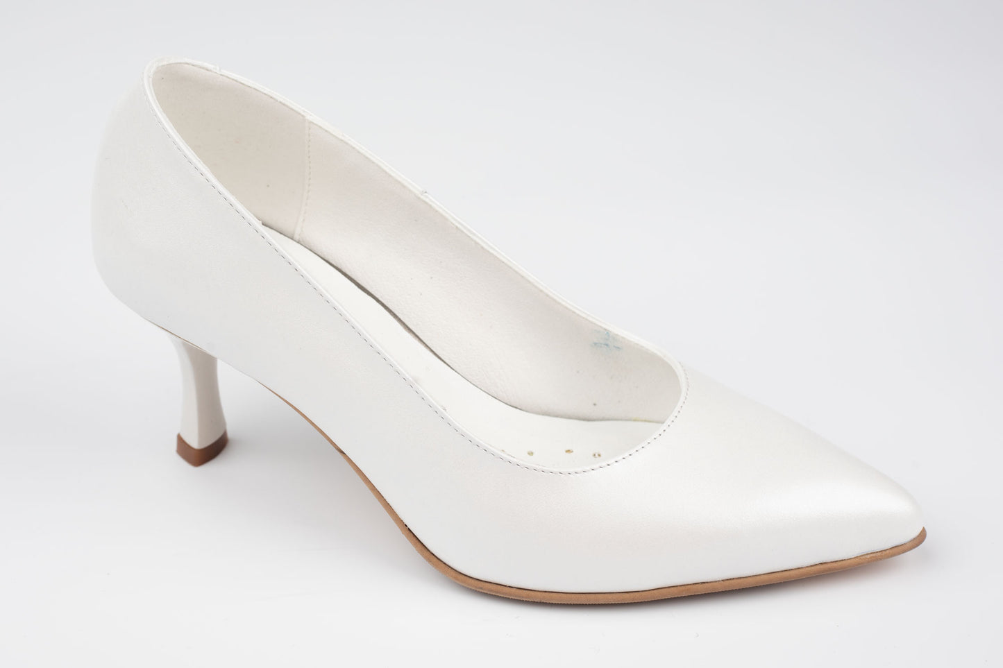 Pantofi dama eleganti piele naturala ANTONIO 5420 Alb