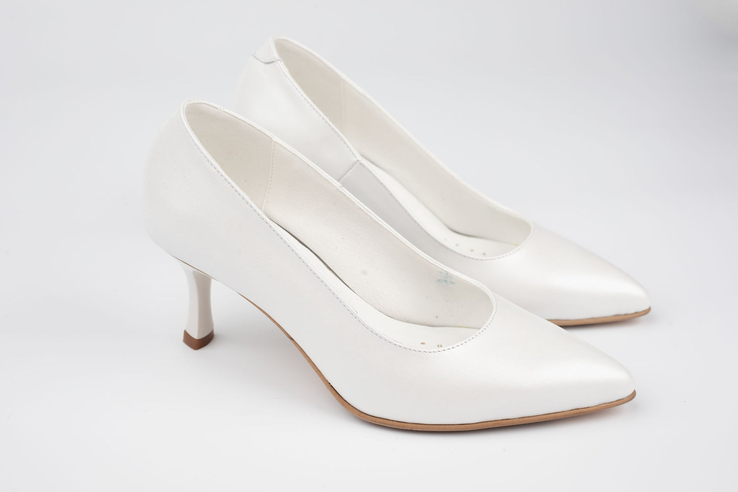 Pantofi dama eleganti piele naturala ANTONIO 5420 Alb