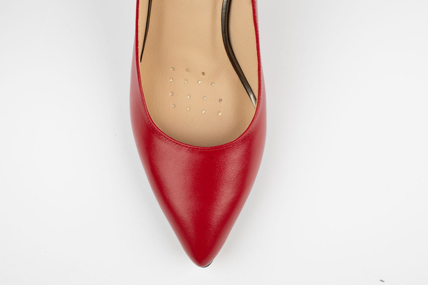 Pantofi damă piele naturala ANTONIO 5420 Roșu Box
