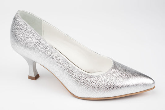 Pantofi damă piele naturala ANTONIO 5420-97 Argintiu