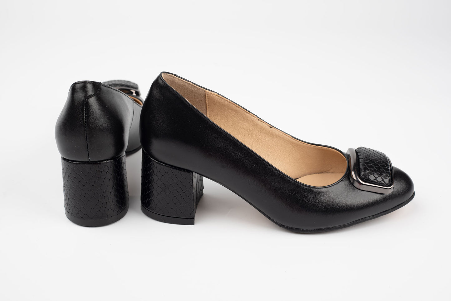 Pantofi damă piele naturală ANTONIO 3798 N Box