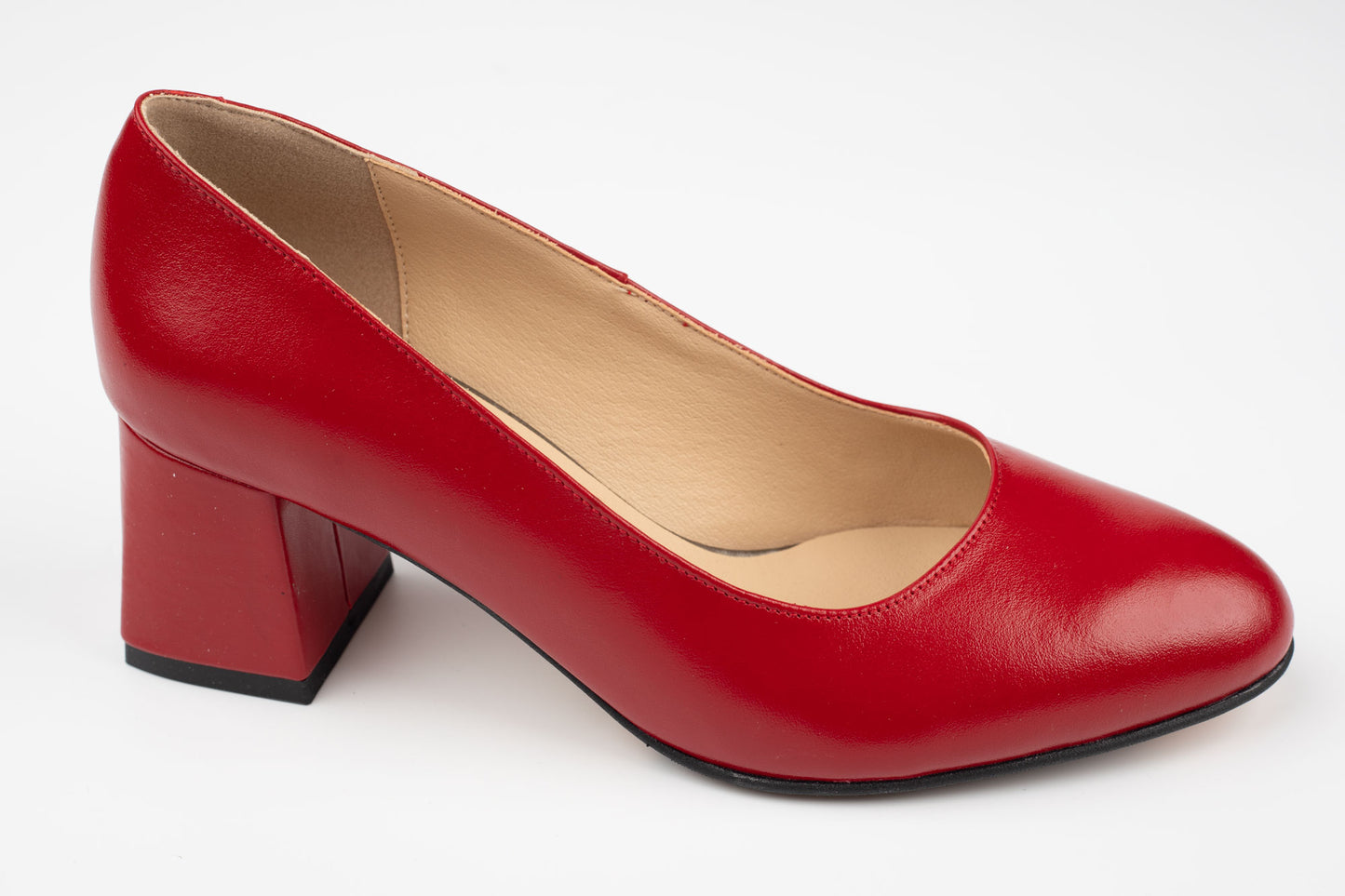 Pantofi damă piele naturală ANTONIO 798 Roșu Box