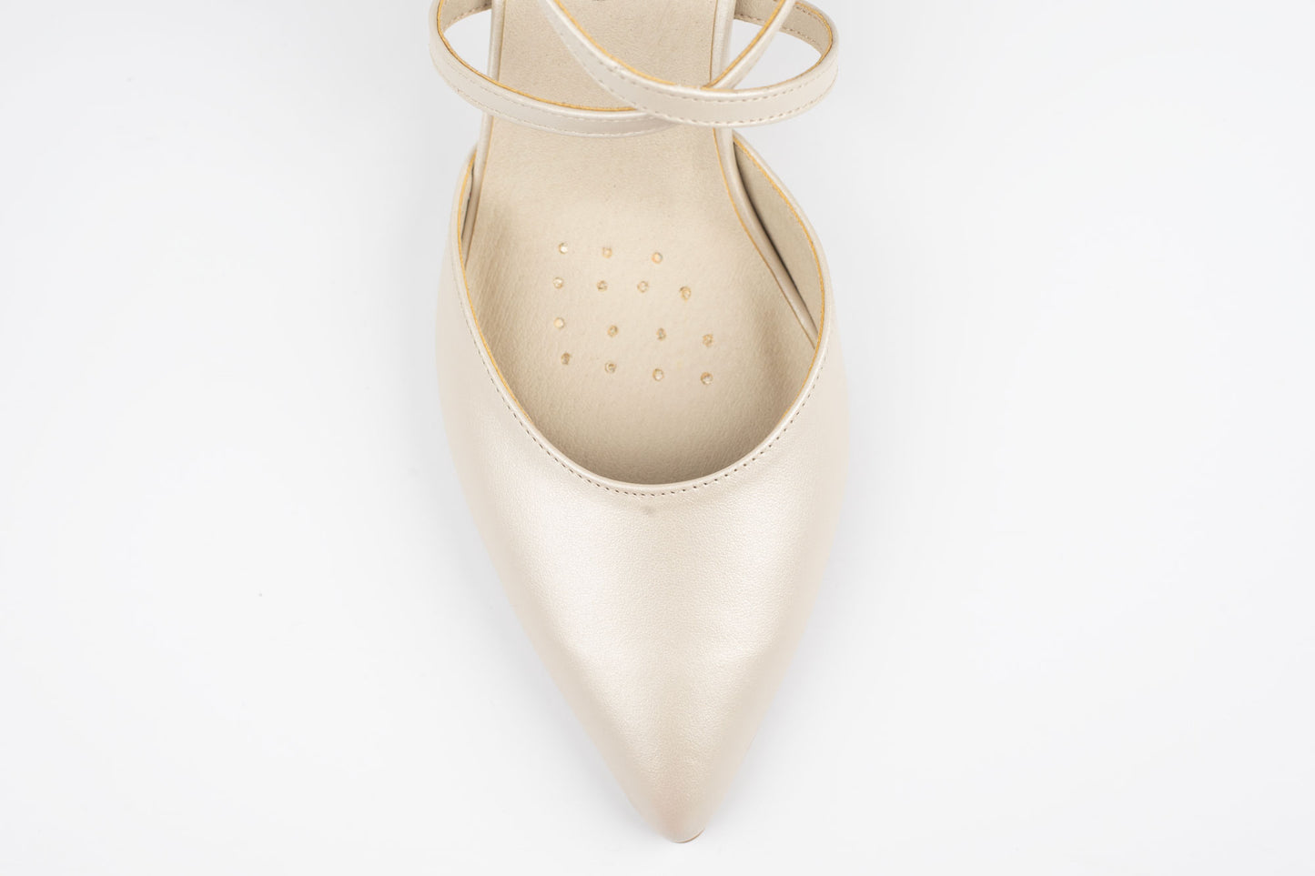 Pantofi dama piele naturala ANTONIO 12420 Bej Sidef