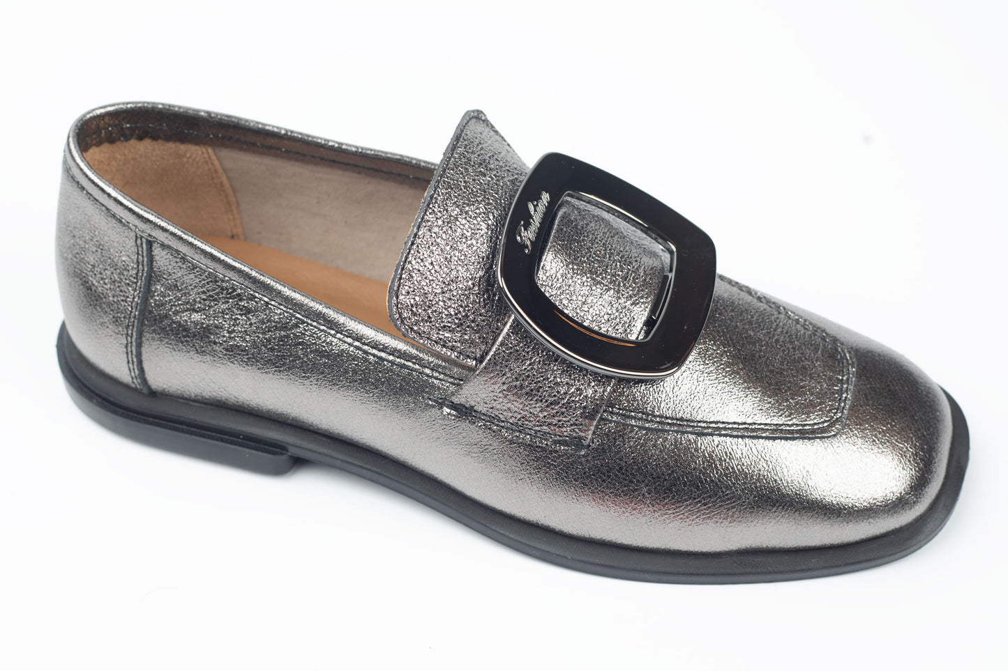 Pantofi dama piele naturală DOGATI 25050 Nichel
