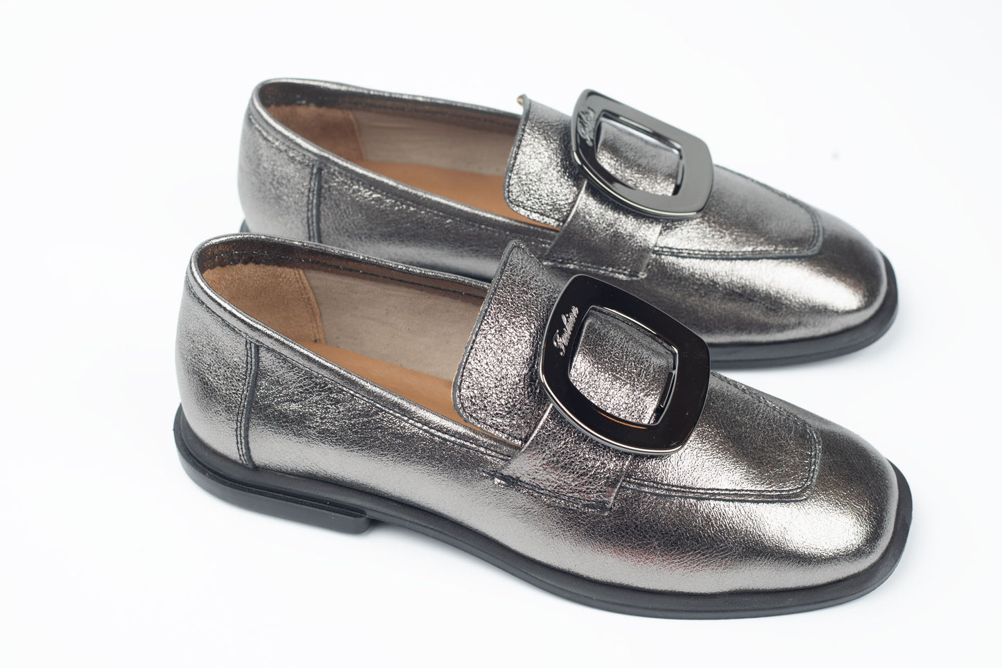 Pantofi dama piele naturală DOGATI 25050 Nichel
