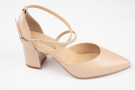 Pantofi dama piele naturala ANTONIO 12420 Ivoar