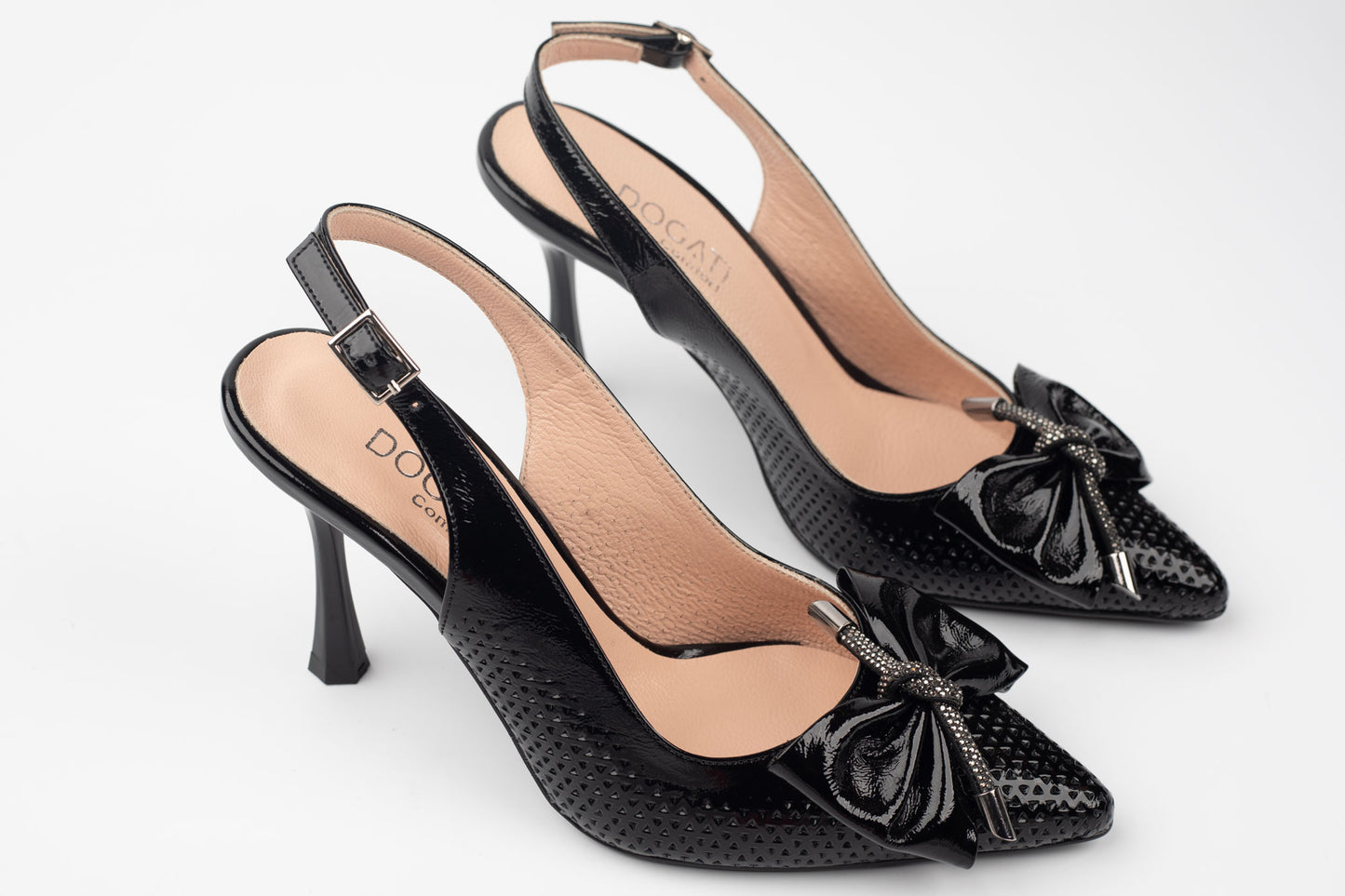 Pantofi din piele naturală DOGATI 933 N lac