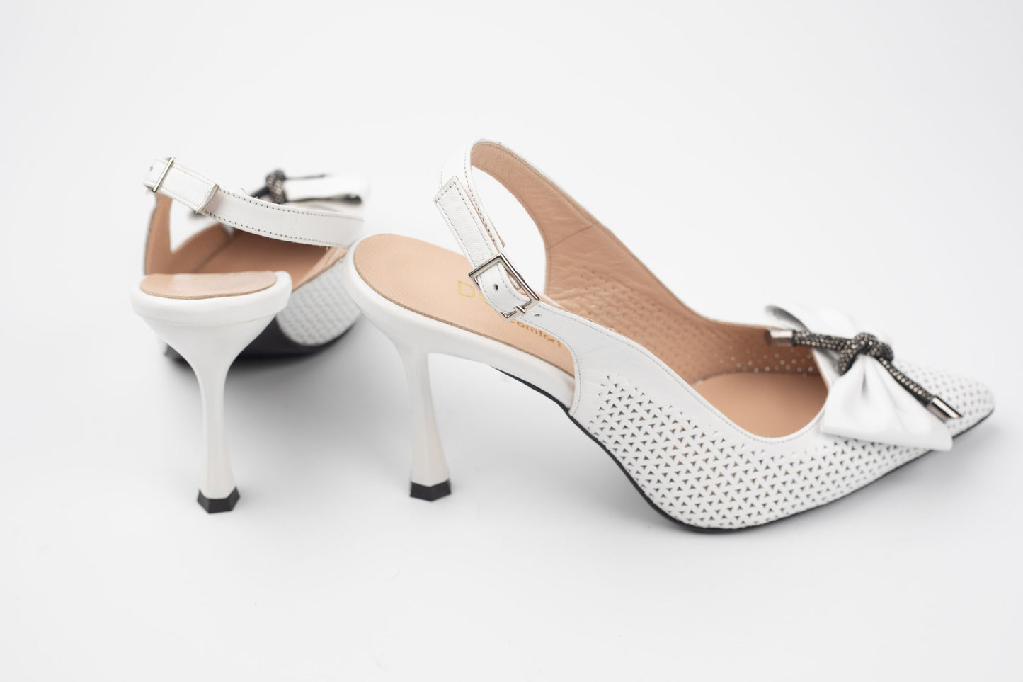Pantofi dama piele naturală DOGATI 933 Alb