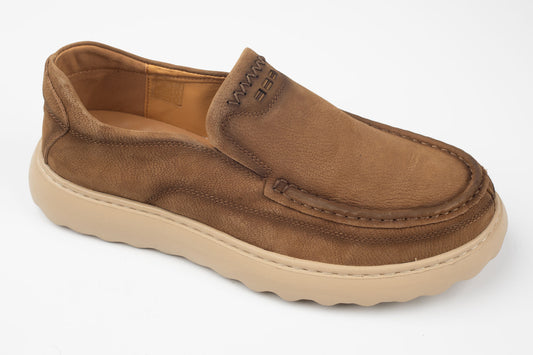 Pantofi barbati din piele naturală FEELING SM 4 KHAKI VEL