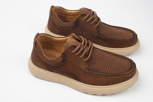 Pantofi din piele naturală FEELING SM 3 MARO VEL