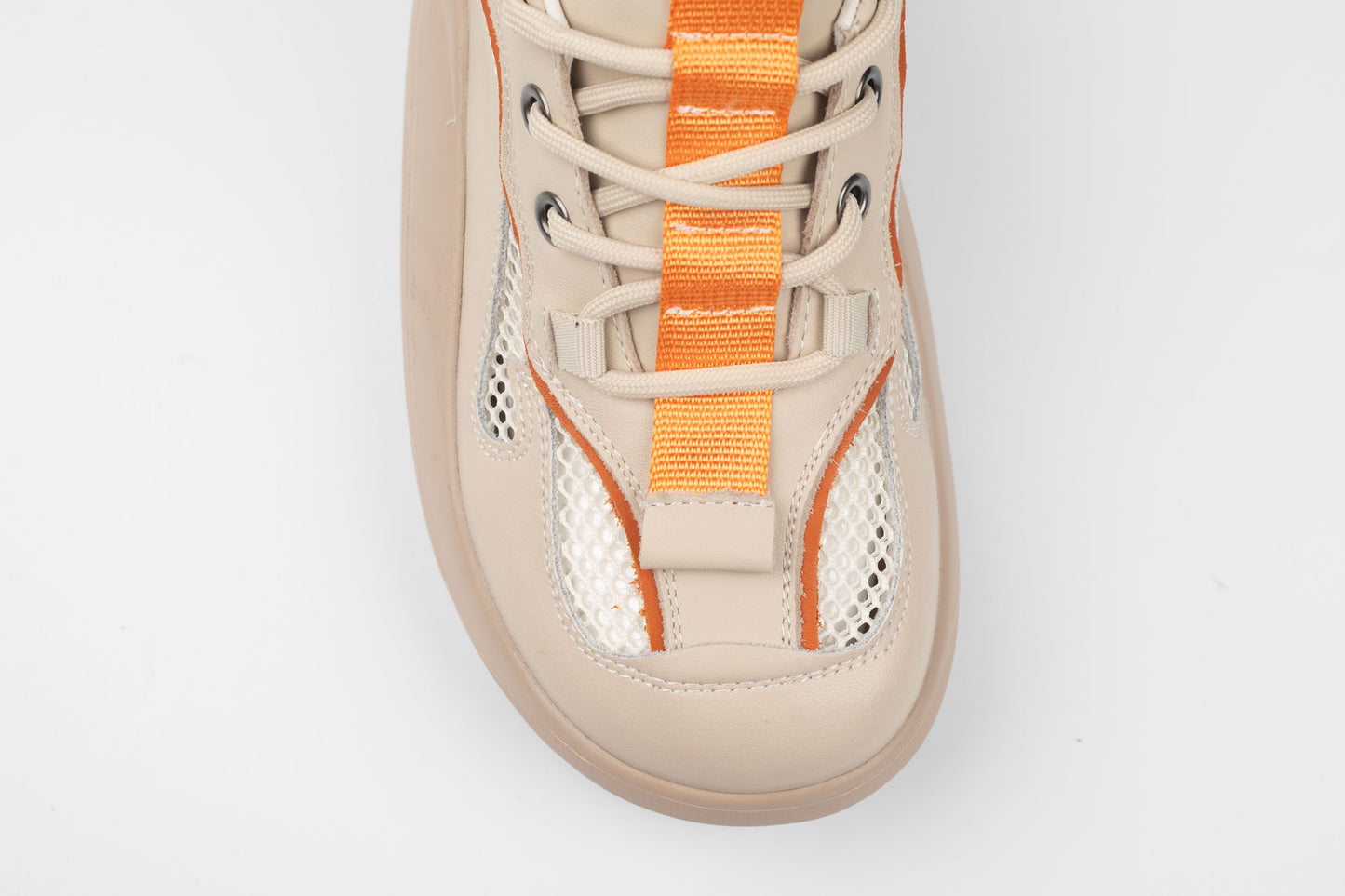 Adidasi din piele naturală FEELING 66608 ORANGE