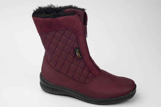 Ghete din piele naturală JOHNNY 6002 BORDO