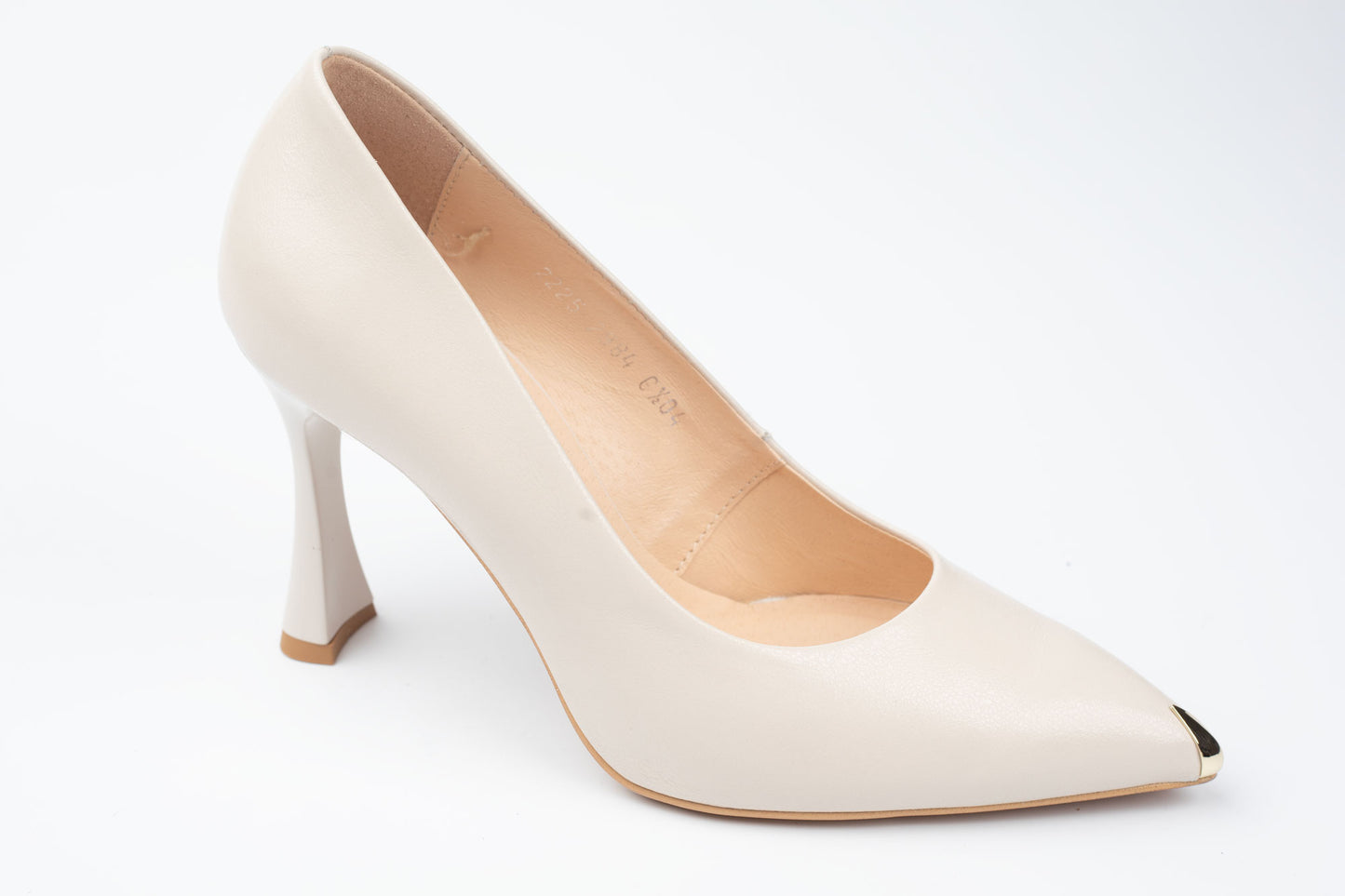 Pantofi din piele naturală KORDEL 2984 BEJ