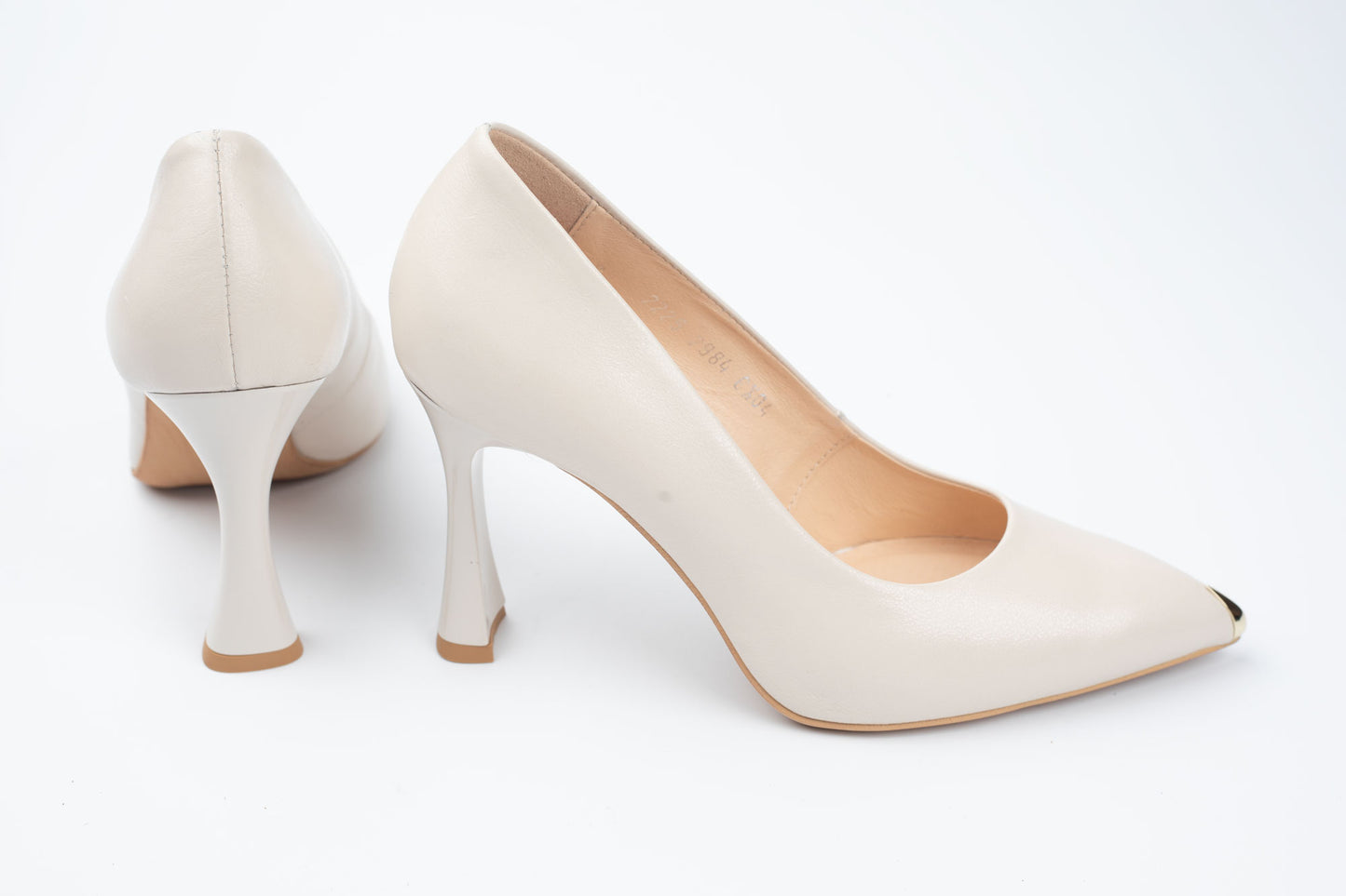 Pantofi din piele naturală KORDEL 2984 BEJ
