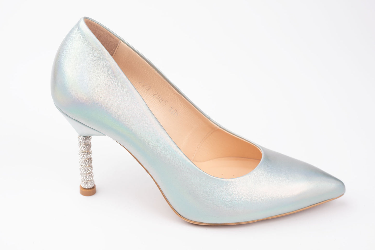Pantofi dama piele naturală KORDEL 2985 ARGINTIU
