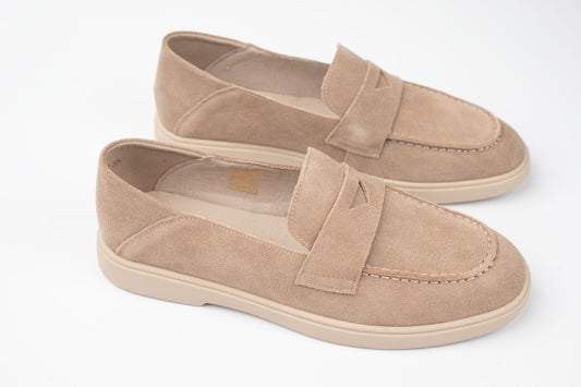 Pantofi din piele naturală FRANCO GERARDO 81980 APRICOT VEL