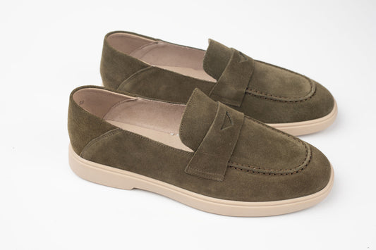 Pantofi din piele naturală FRANCO GERARDO 81980 VERDE VEL