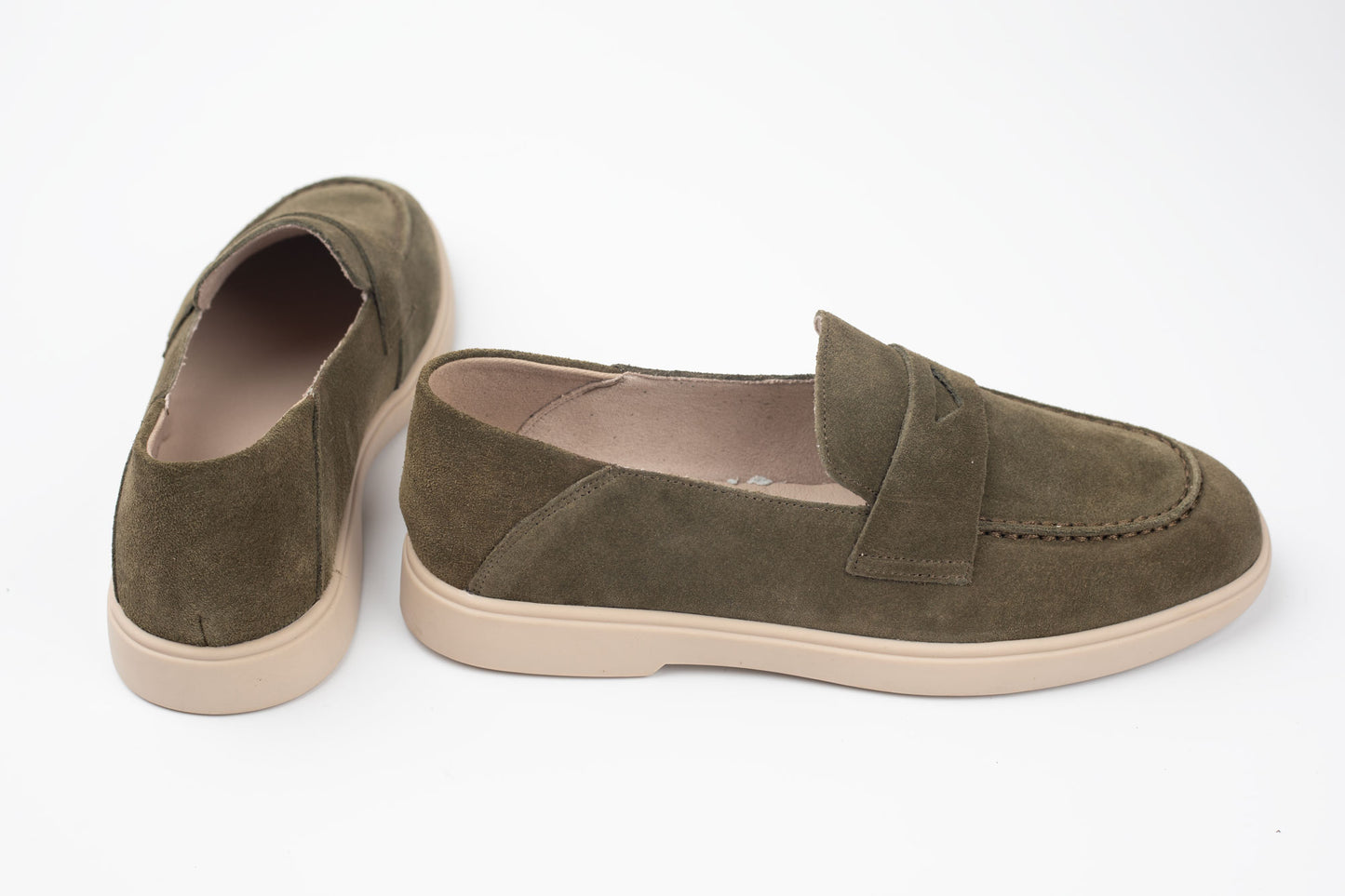 Pantofi din piele naturală FRANCO GERARDO 81980 VERDE VEL