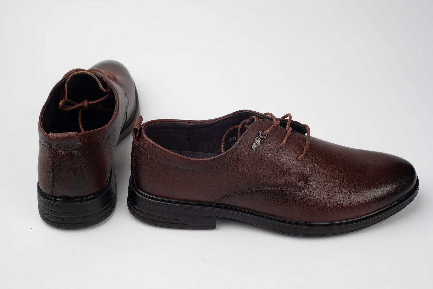 Pantofi din piele naturală MELS 817580 MARO