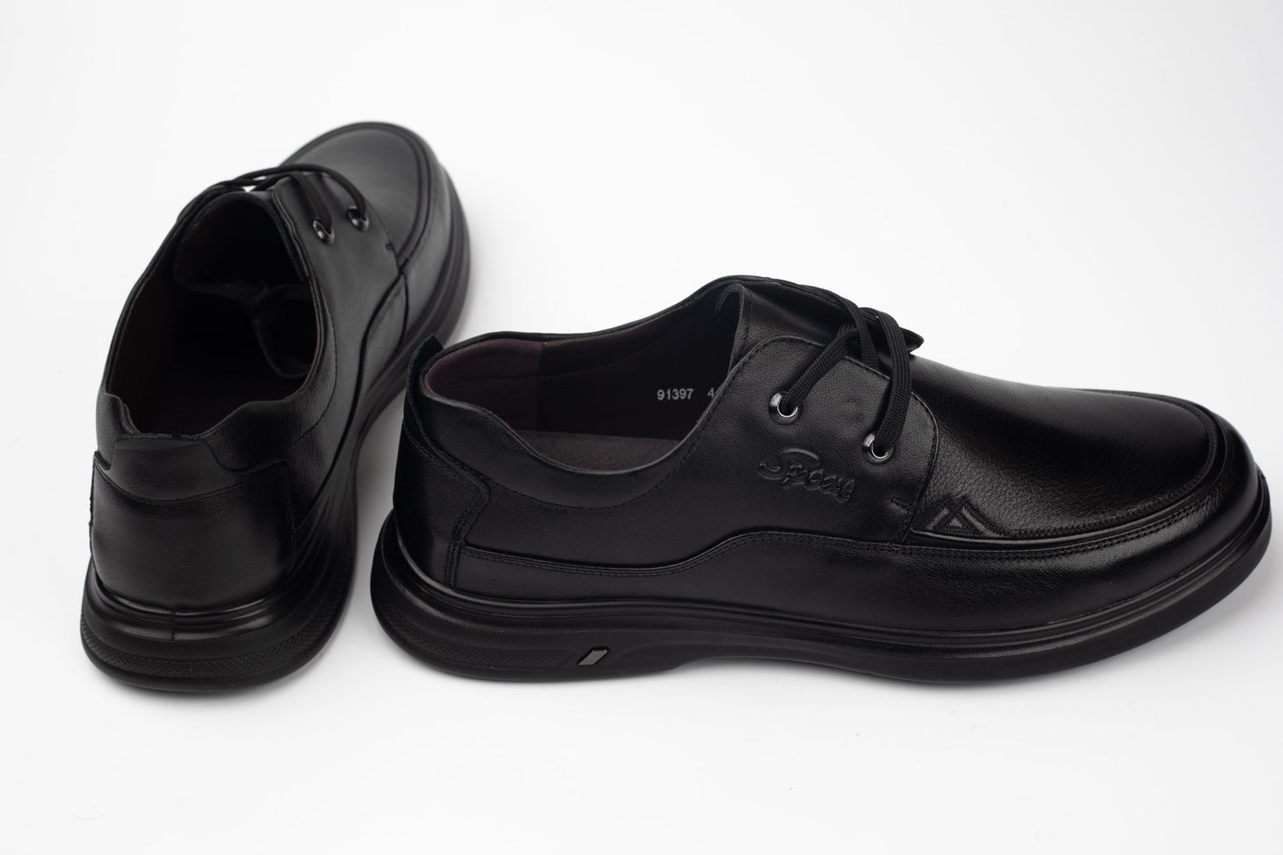 Pantofi din piele naturală MELS 91397 N