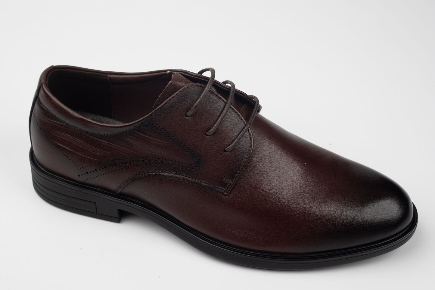 Pantofi din piele naturală MELS 85078 MARO