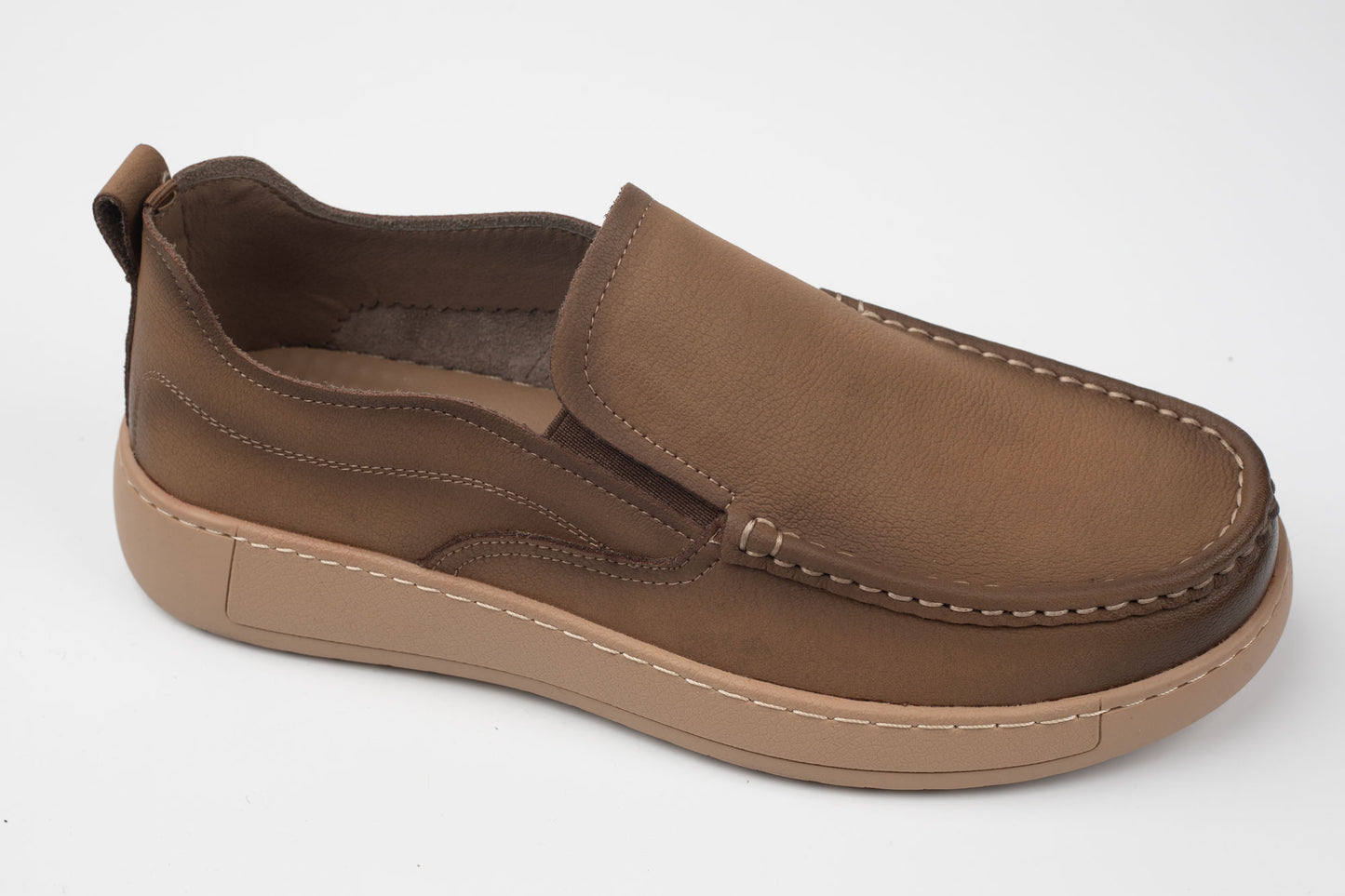 Pantofi din piele naturală MELS 90006 MARO