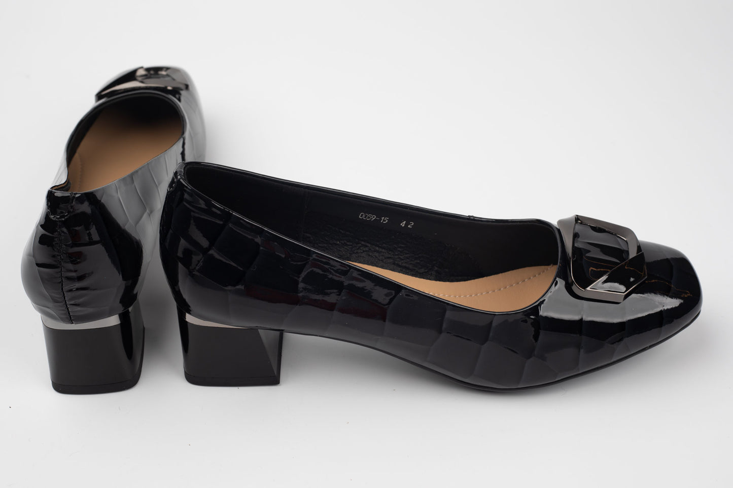 Pantofi din piele naturală FORMAZIONE 0059-15 N L