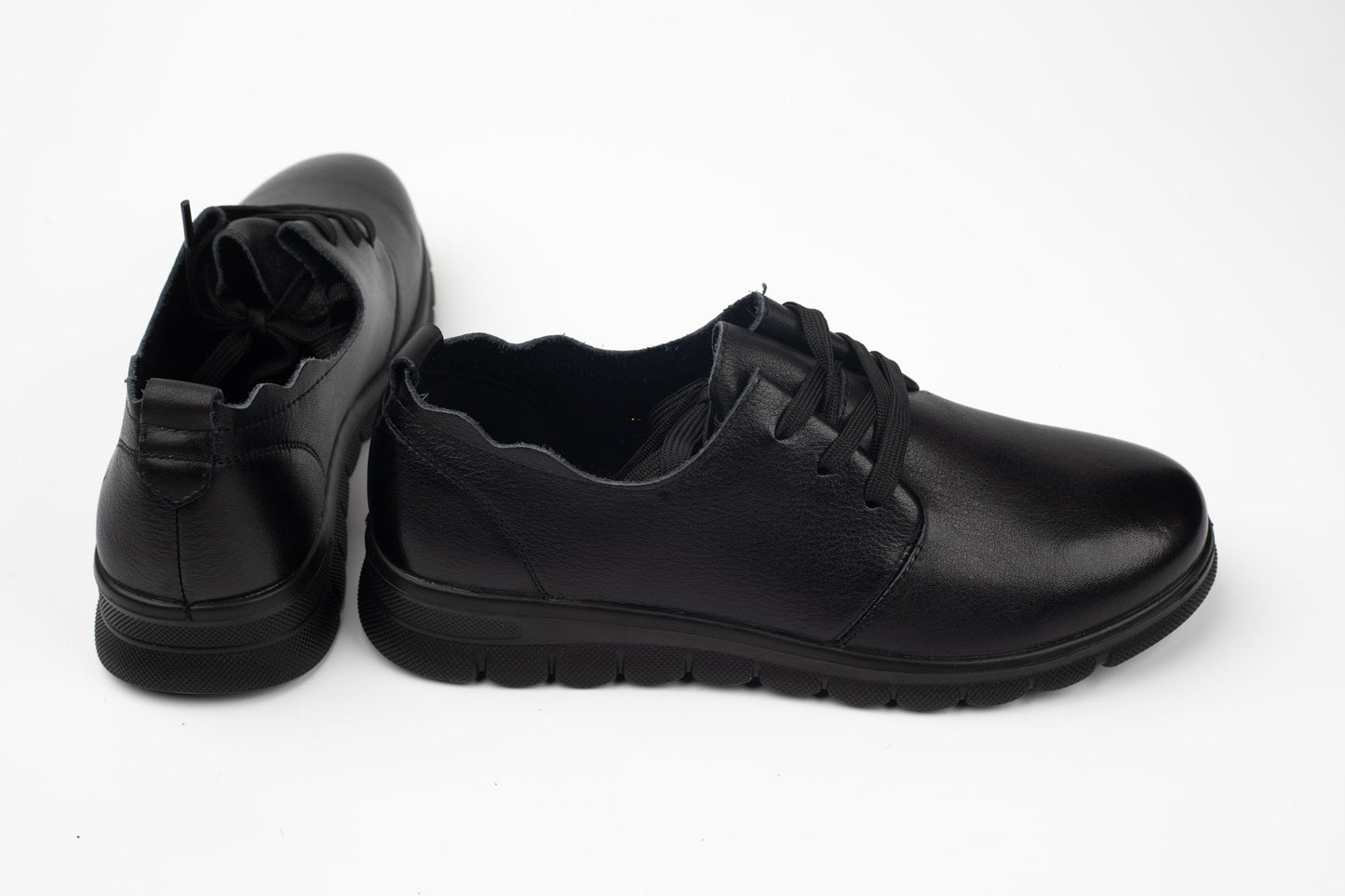 Pantofi din piele naturală FORMAZIONE 251072 N